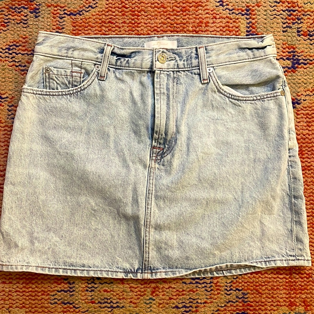 Light wash Jean skirt